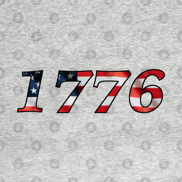 1776 In American Flag by BlackGrain